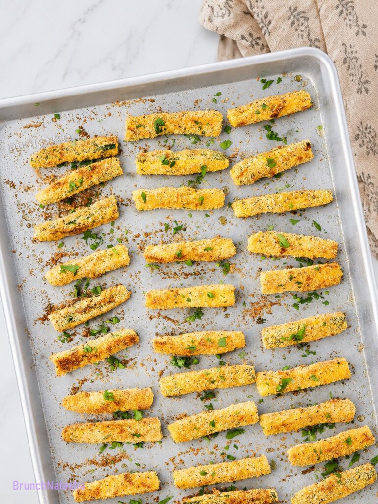 Coat the Zucchini