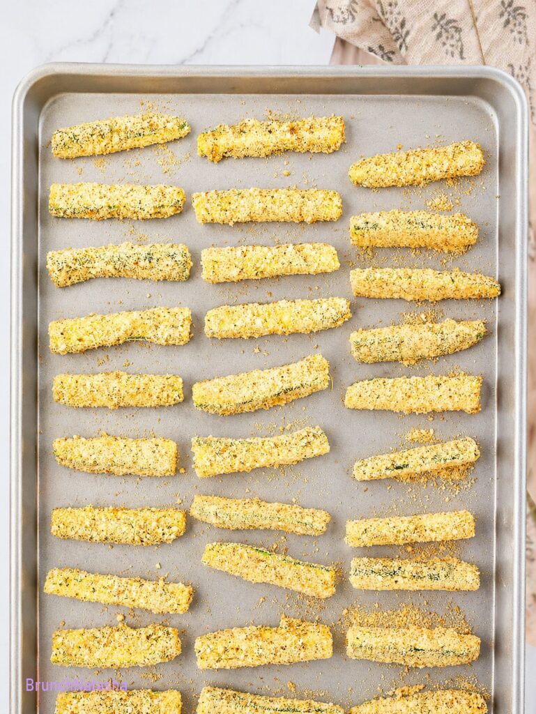 Coat the Zucchini