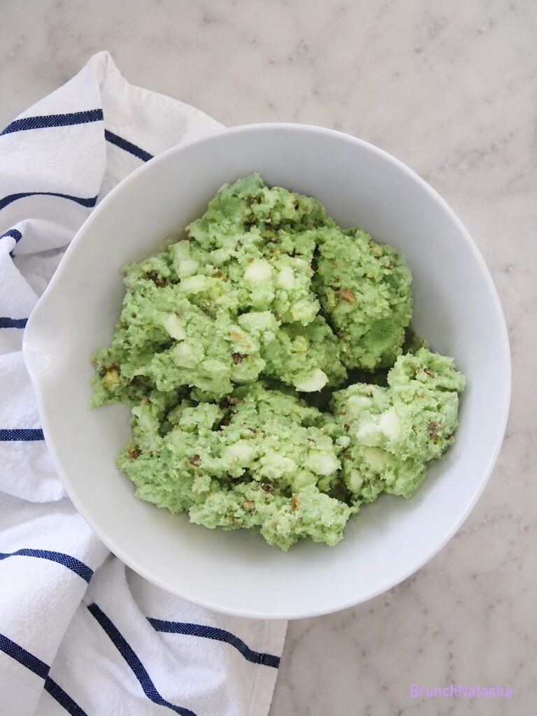 Pistachio Chocolate Chip Pudding Cookies