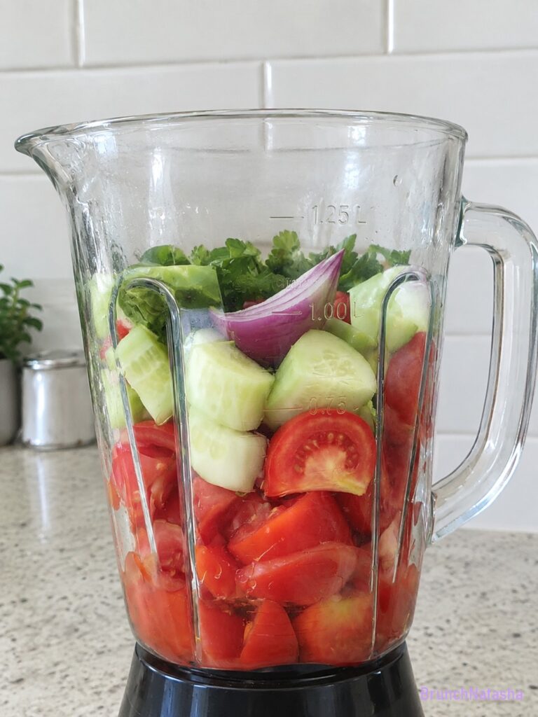 Blend the Gazpacho