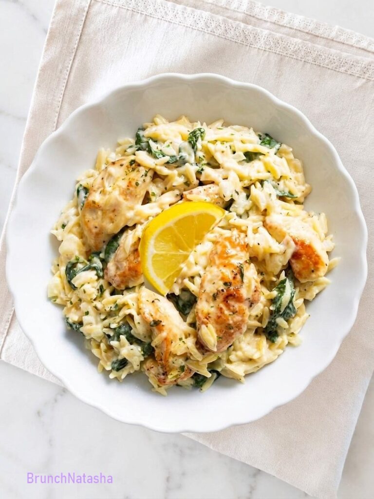 Lemon Chicken Orzo