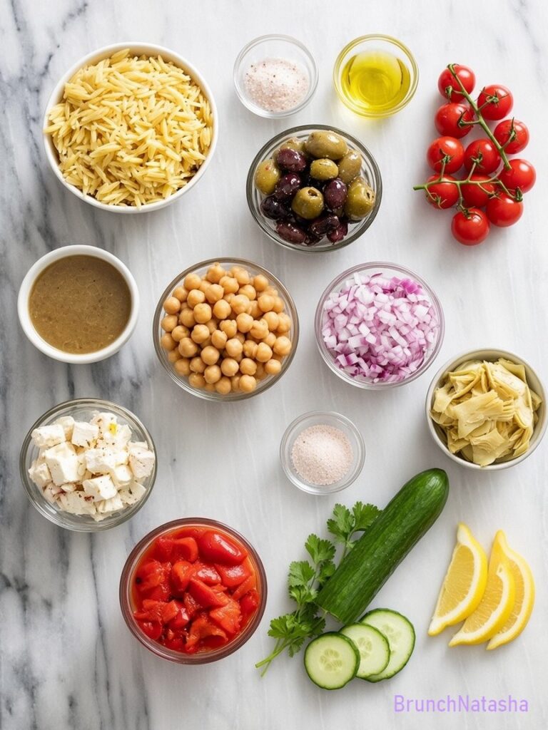 Orzo Salad Ingredients