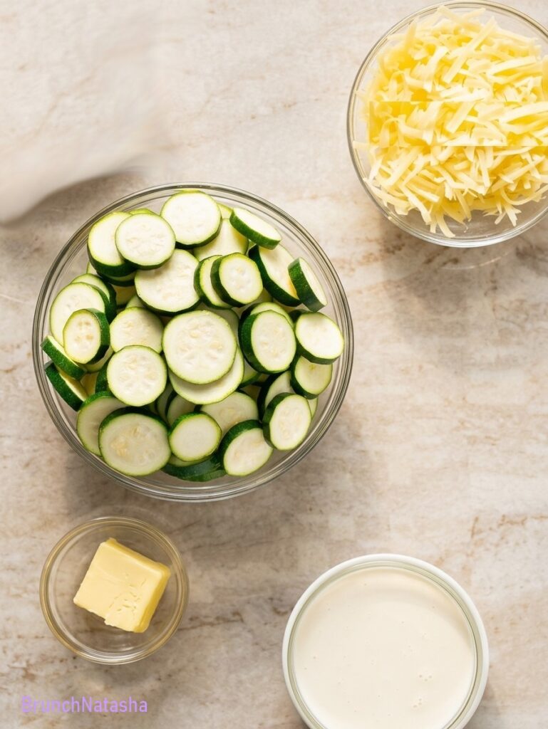 Zucchini Casserole Ingredients