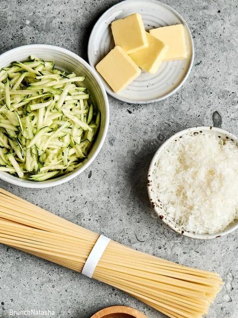 Zucchini Pasta Ingredients