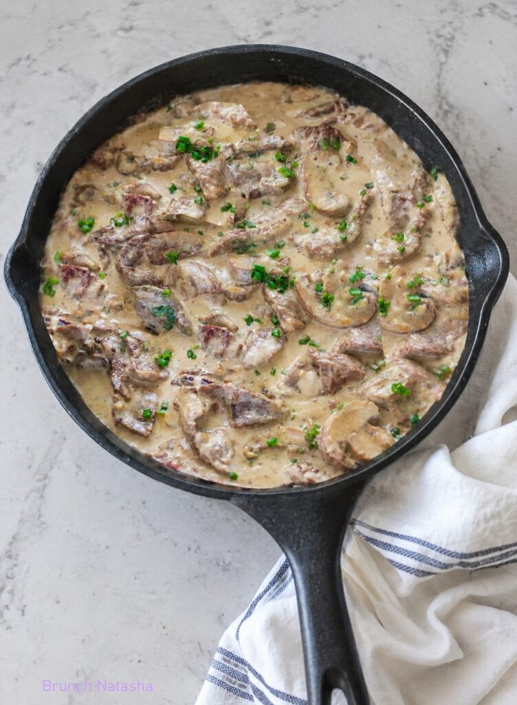 Beef Stroganoff