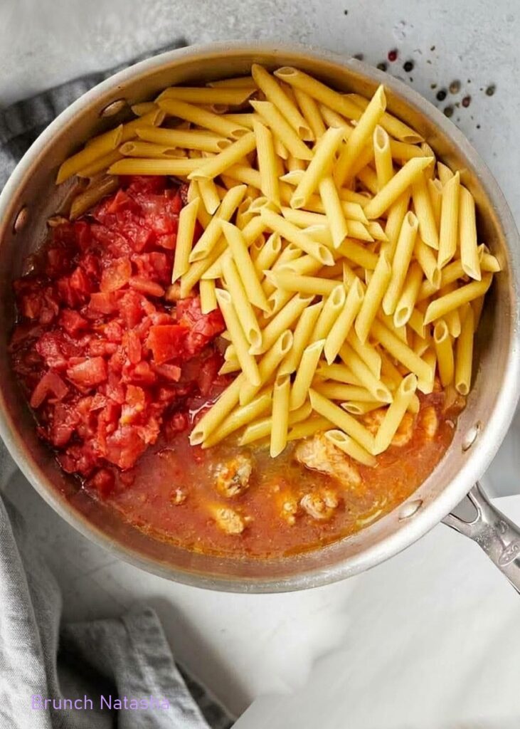 Add the Chicken and Cheese