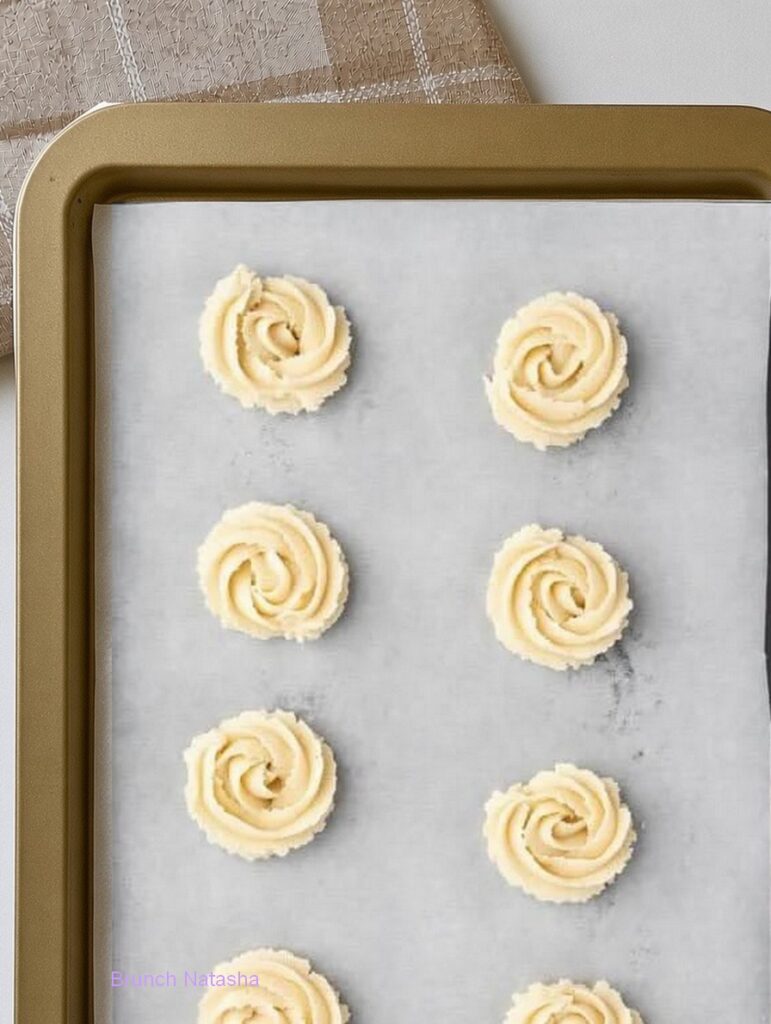 Shape the cookies