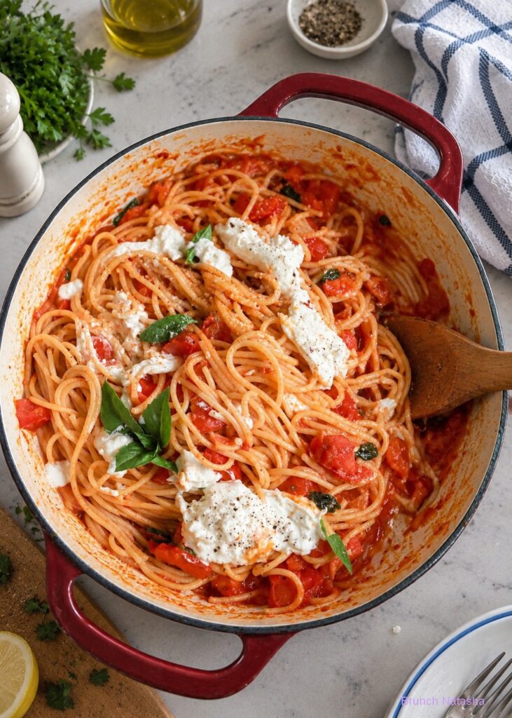 Combine the Pasta and Ingredients