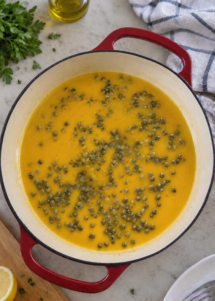 Add the Butter and Capers