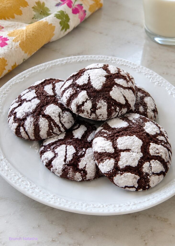 Chocolate Crinkle Cookies