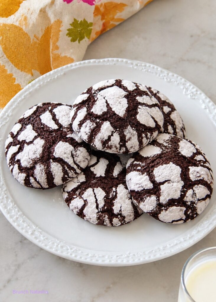 Chocolate Crinkle Cookies
